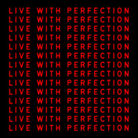 Live With Perfection Red Pattern Aesthetic Unisex Jogger | Artistshot