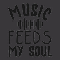 Music Feeds My Soul Black Letter Ladies Curvy T-shirt | Artistshot