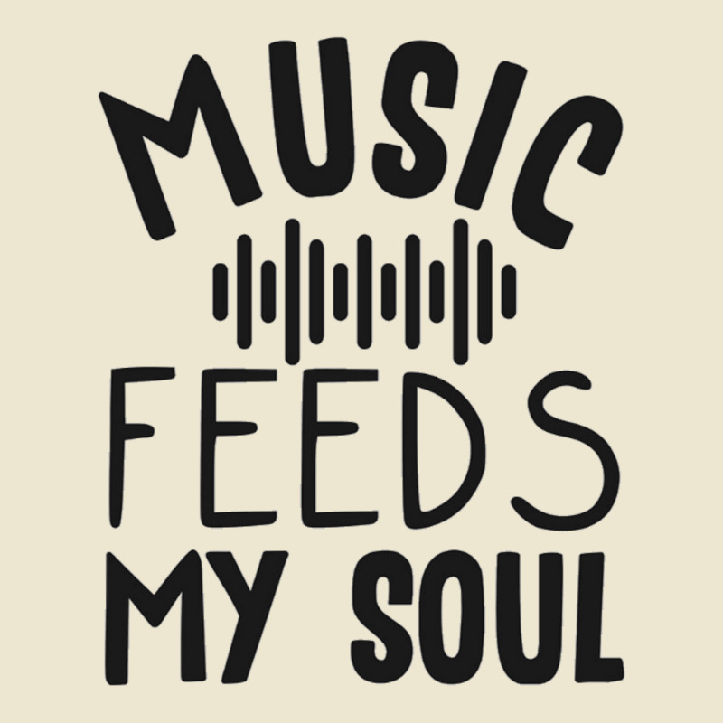 Music Feeds My Soul Black Letter Cropped Hoodie by cm-arts | Artistshot