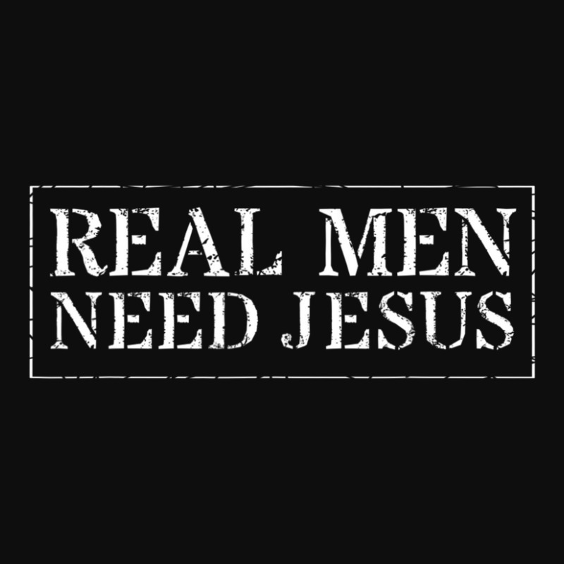 Christian Real Men Need Jesus Crop Top by thangdinhsinhelf | Artistshot