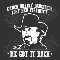 Chuck Norris Daughter Virginity Quote Vintage Hoodie And Short Set | Artistshot