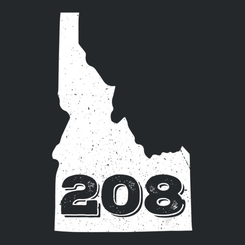 Area Code 208 Boise Idaho Home State Crewneck Sweatshirt by cm-arts | Artistshot