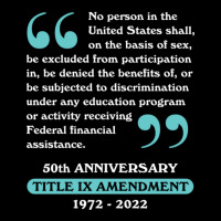 Title Ix 50th Anniversary U.s. Education Amendments Act 1972-2022 Adjustable Cap | Artistshot