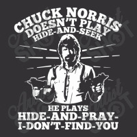 Chuck Norris Doesn't Play Hide And Seek Quote Vintage Hoodie | Artistshot