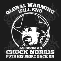 Chuck Norris Global Warming Quote Hoodie & Jogger Set | Artistshot