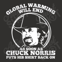 Chuck Norris Global Warming Quote Champion Hoodie | Artistshot