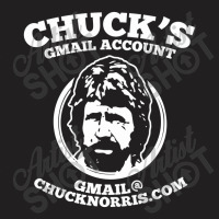 Chuck Norris Gmail Account T-shirt | Artistshot