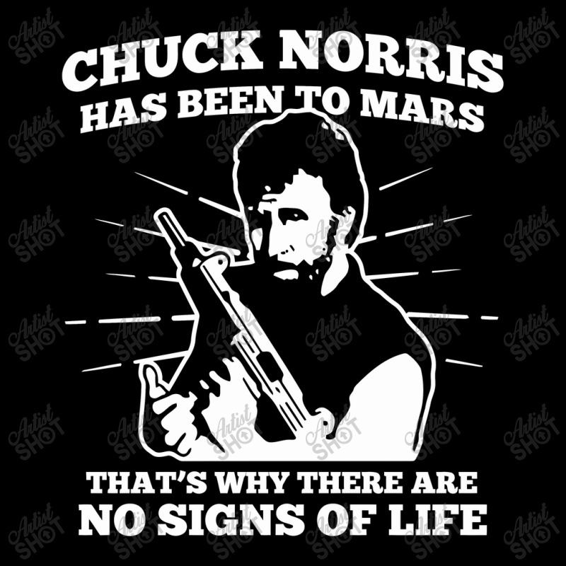 Chuck Norris Has Been To Mars Why Theres No Signs Of Life Men's Long Sleeve Pajama Set | Artistshot