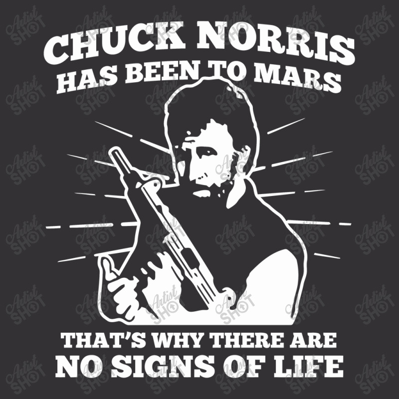 Chuck Norris Has Been To Mars Why Theres No Signs Of Life Vintage Short | Artistshot