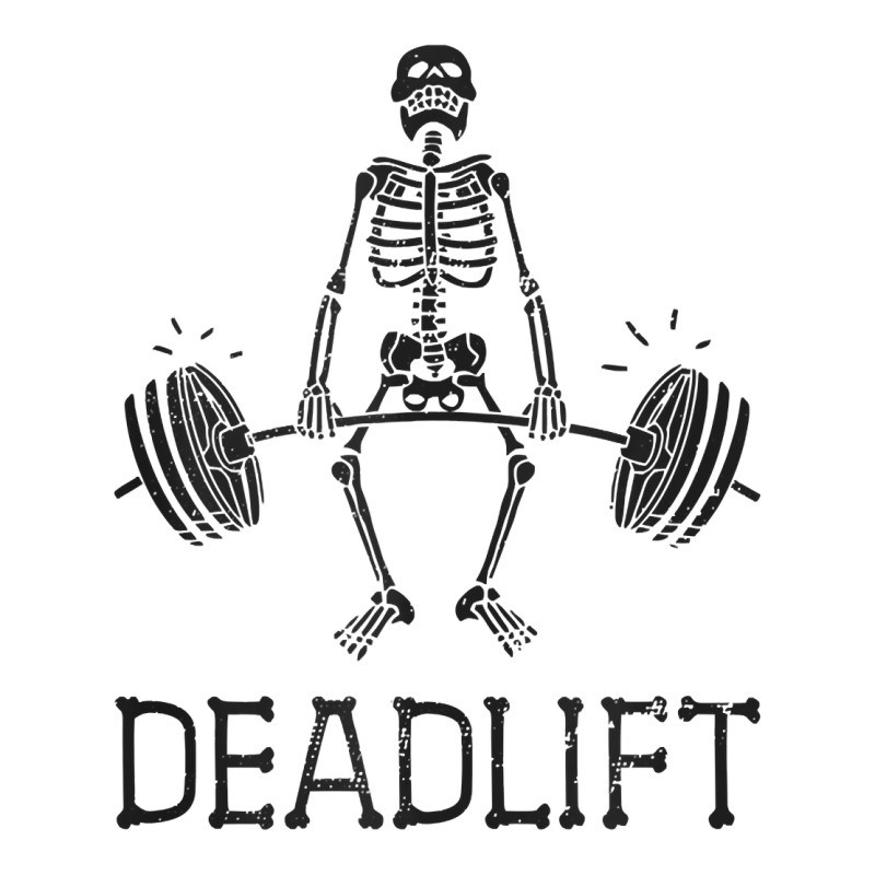 Deadlift Funny Halloween Skeleton Weight Lifting Workout Tank Top Sticker | Artistshot