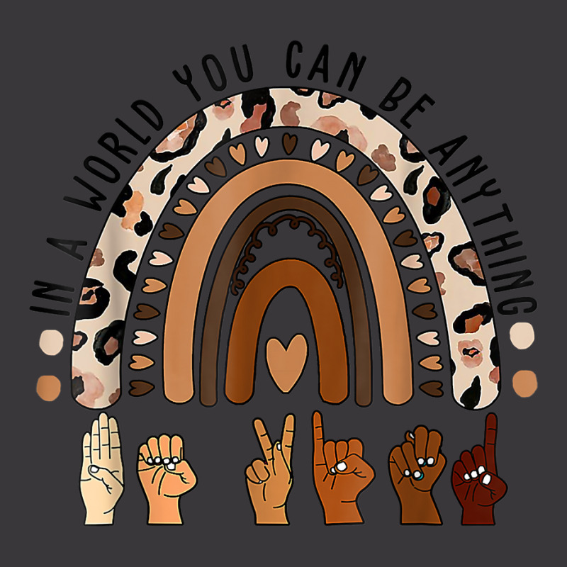 Rainbow Be Kind Sign Language We Wear Orange For Unity Day T Shirt Ladies Curvy T-Shirt by cm-arts | Artistshot