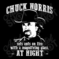 Chuck Norris Sets Fire To Ants At Night Pocket T-shirt | Artistshot