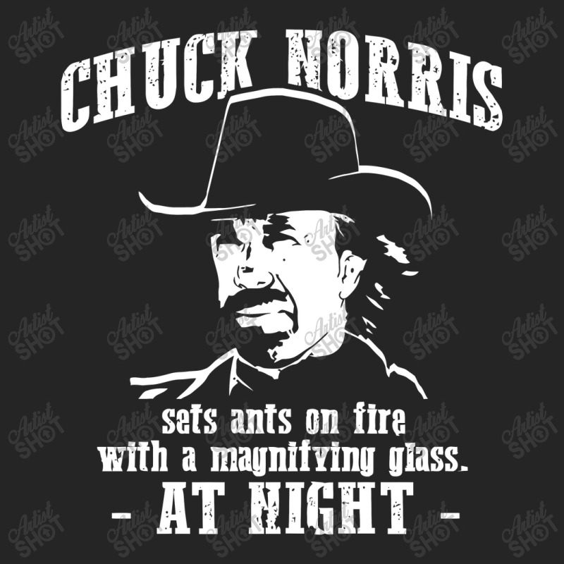 Chuck Norris Sets Fire To Ants At Night Unisex Hoodie | Artistshot