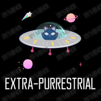 Extra Purrestrial Cat Alien Ufo Martian Ufologist Space Fleece Short | Artistshot