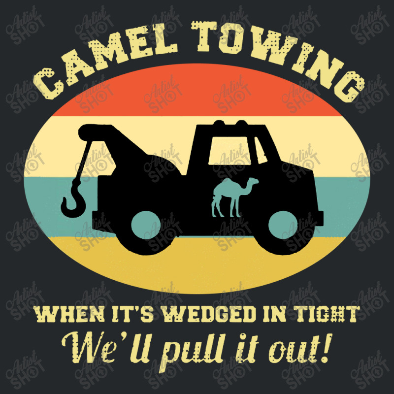 Camel Towing Retro Adult Humor Saying Crewneck Sweatshirt by GassPoll | Artistshot