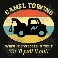 Camel Towing Retro Adult Humor Saying Scorecard Crop Tee | Artistshot