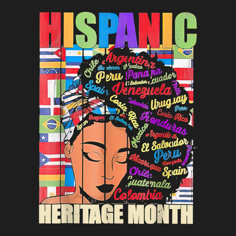 Hispanic Heritage Month Latin Country Flags T Shirt Classic T-shirt by cm-arts | Artistshot