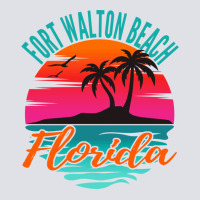 Fort Walton Beach Florida Palm Tree Island Pink Sunset Pullover Hoodie Bucket Hat | Artistshot