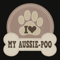 Aussie-poo Dog Lover Pet Owner Scorecard Crop Tee | Artistshot