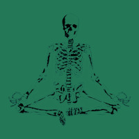 Meditating Skeleton Ladies Fitted T-shirt | Artistshot