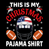 Football This Is My Christmas Pajama American Football Sports Lover 43 Adjustable Cap | Artistshot