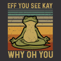 Eff You See Kay, Why Oh You, Frog Yoga, Frog Green, Why Oh You Vintage Vintage Short | Artistshot