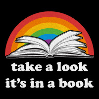 Take A Look, It's In A Book, Rainbows, Retro Book Lovers Design, Bookw Youth Jogger | Artistshot