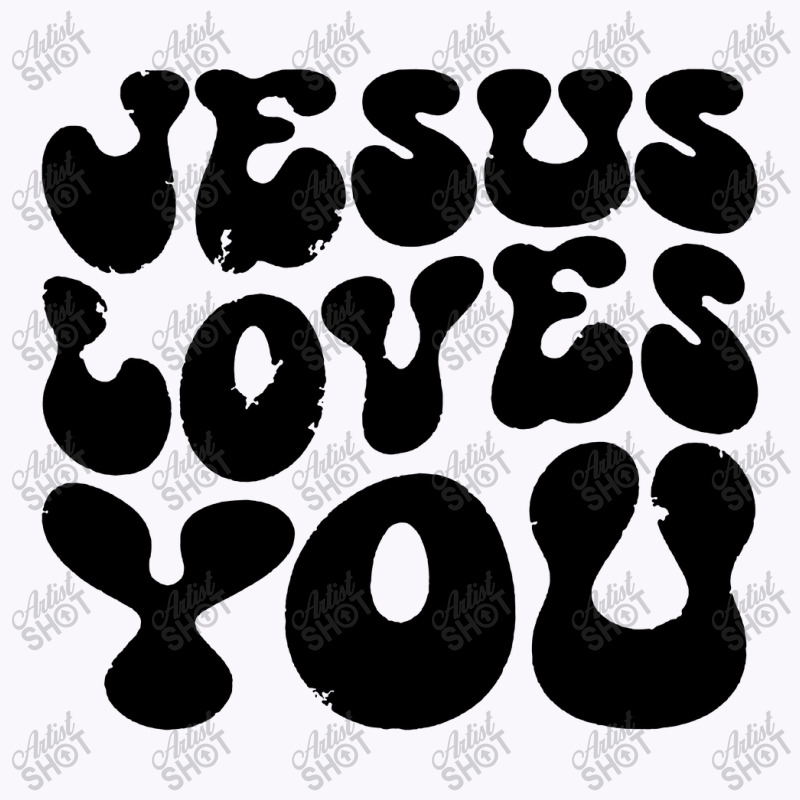 Vintage Retro Jesus Loves You Christian Tank Top | Artistshot