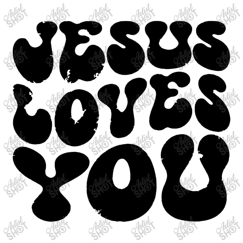 Vintage Retro Jesus Loves You Christian Unisex Hoodie | Artistshot