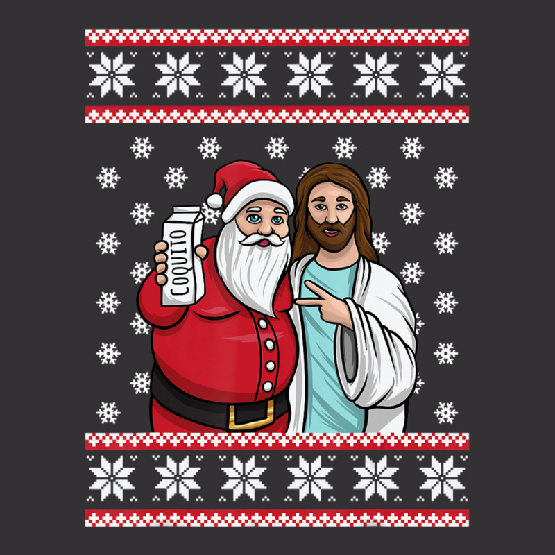 Christmas Drinking Party Santa Jesus Jingle Bro Coquito Ugly Vintage Short | Artistshot