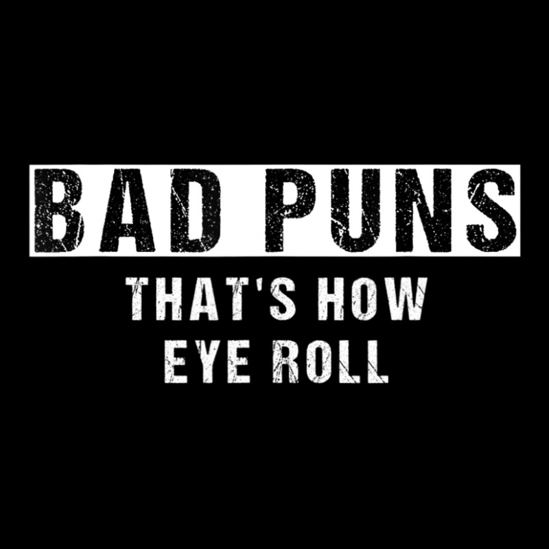 Bad Puns That's How Eye Roll And Punny Adjustable Cap by cm-arts | Artistshot