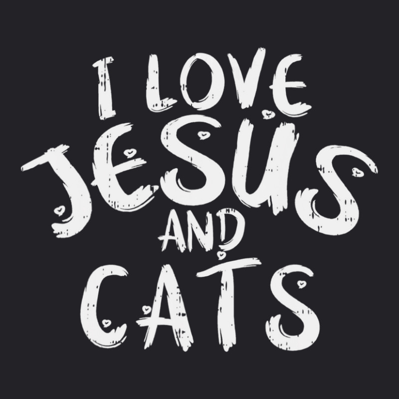 Christmas I Love Jesus And Cats Christian Pet Xmas Youth Tee | Artistshot