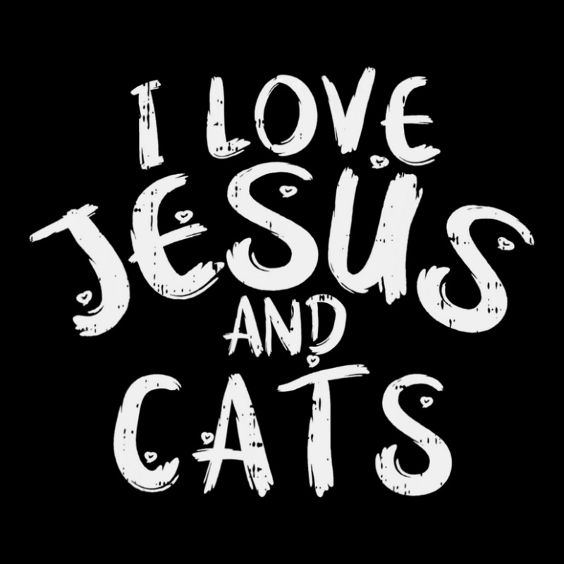 Christmas I Love Jesus And Cats Christian Pet Xmas Youth Hoodie | Artistshot