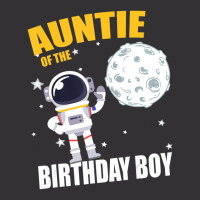 Auntie Of The Astronaut Birthday Boy Matching Vintage Hoodie | Artistshot