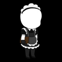 Slenderman Maid Chibi Adjustable Cap | Artistshot