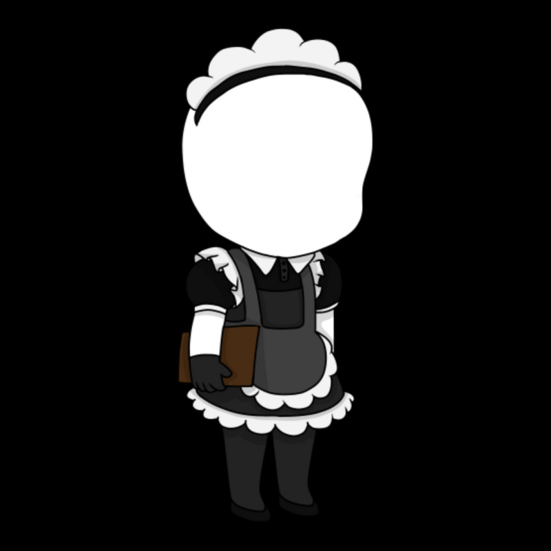 Slenderman Maid Chibi Adjustable Cap | Artistshot