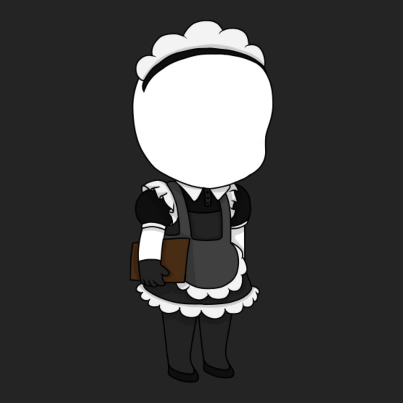 Slenderman Maid Chibi 3/4 Sleeve Shirt | Artistshot