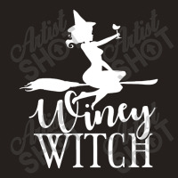 Winey Witch Funny Adult Tank Top | Artistshot