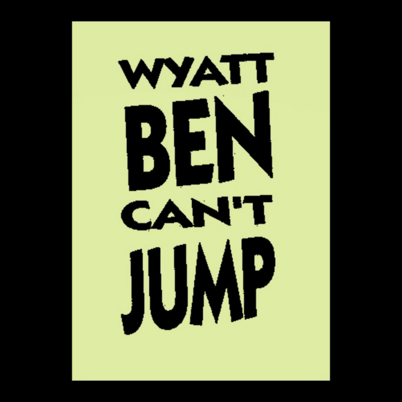 Wyatt Ben Can't Jump   Park And Recreation Humour Youth Jogger by cm-arts | Artistshot