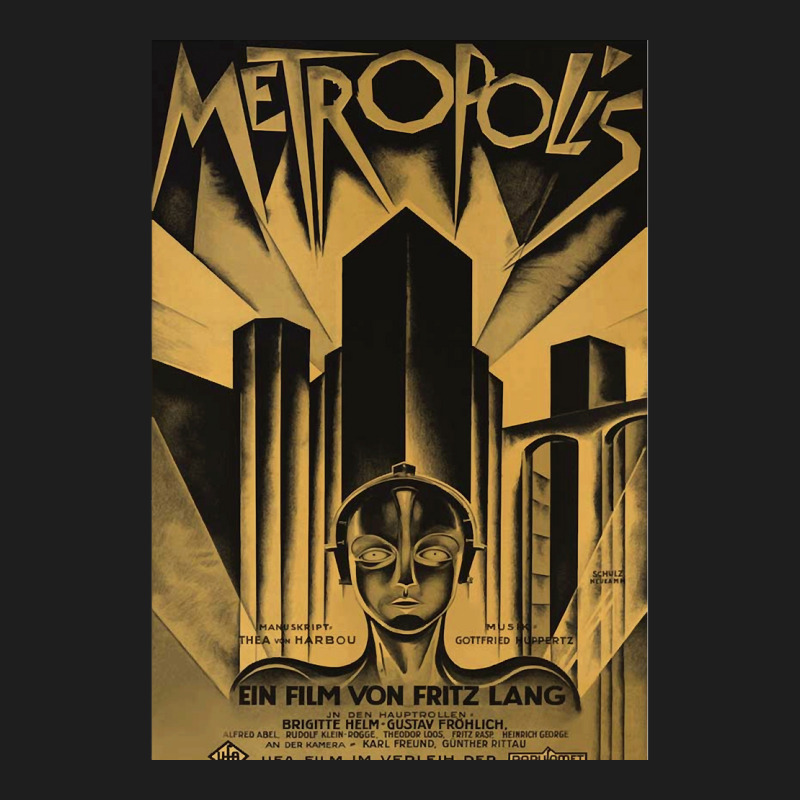 Metropolis Fritz Lang 1926 Vintage Movie Poster B&amp;w Classic Classic T-shirt by cm-arts | Artistshot