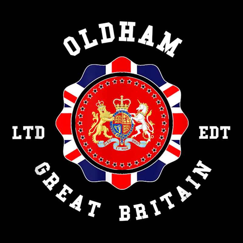 Oldham Great Britain British Pride Vintage T Shirt Zipper Hoodie | Artistshot