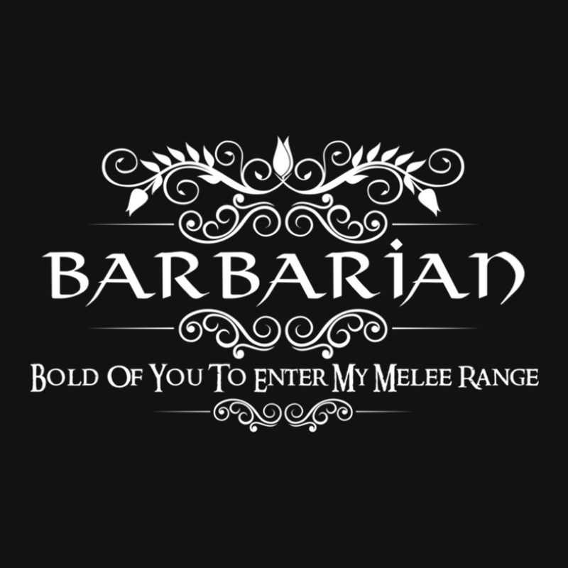 Bold Of You To Enter My Melee Range D&d Barbarian Quote Scorecard Crop Tee by cm-arts | Artistshot