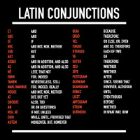 Latin Conjunctions, Latin Conjunction, Conjunctions, Latin, Conjunctio Pocket T-shirt | Artistshot