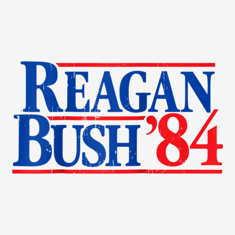 Reagan Bush '84 Vintage Republican Raglan Baseball Tee Baby Bibs by cm-arts | Artistshot