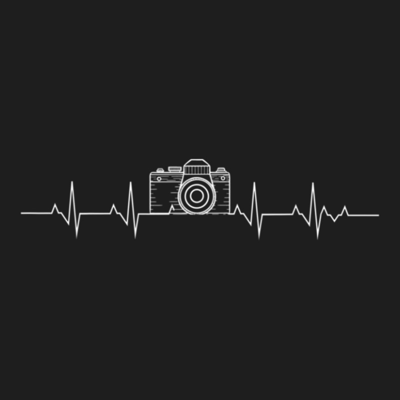 Camera Photography Heartbeat For Photographers Classic T-shirt by cm-arts | Artistshot