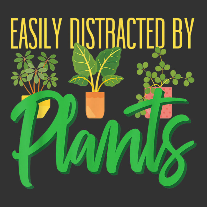 Funny Gardening Botanical Easily Distracted By Plants T Shirt Baby Bodysuit by cm-arts | Artistshot