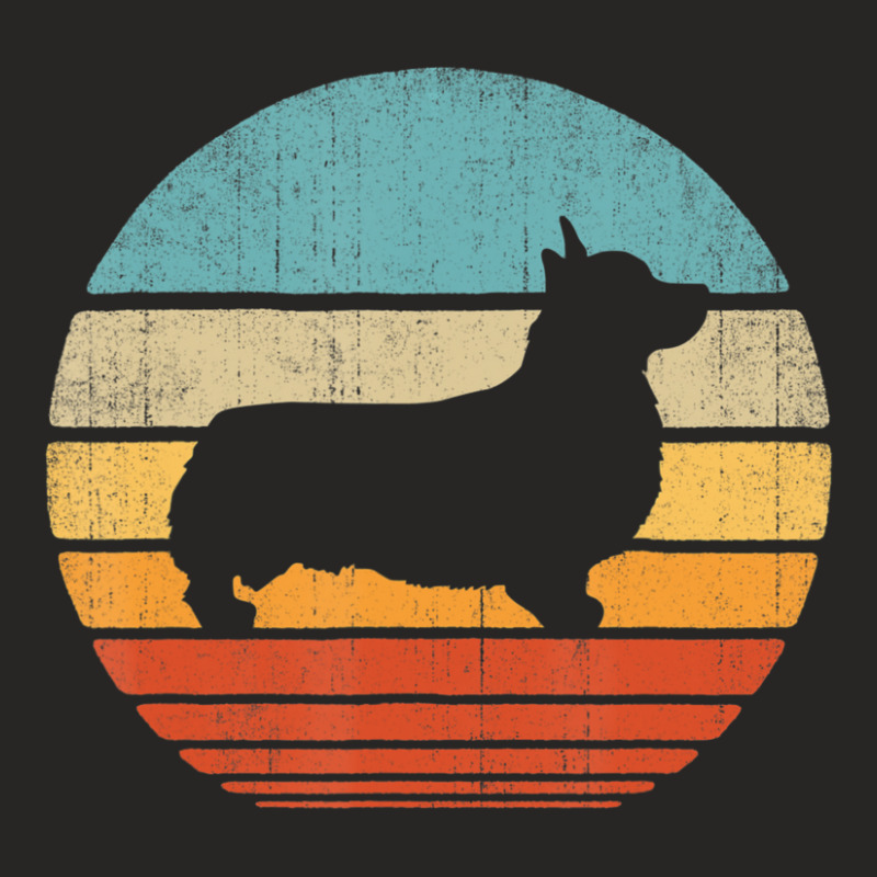 Corgi Retro Vintage 60s 70s Sunset Dog Lovers Men Women Ladies Fitted T-Shirt by Konlasa6638 | Artistshot