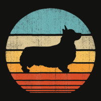 Corgi Retro Vintage 60s 70s Sunset Dog Lovers Men Women Scorecard Crop Tee | Artistshot