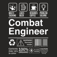 Combat Engineer Shopping Label Problem Solver T Shirt Ladies Fitted T-shirt | Artistshot