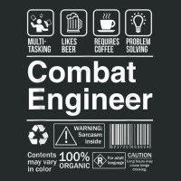 Combat Engineer Shopping Label Problem Solver T Shirt Women's Triblend Scoop T-shirt | Artistshot